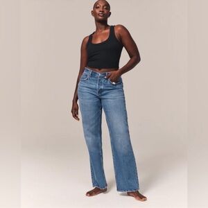 Abercrombie & Fitch 90s baggy low rise curve love jeans Size 26